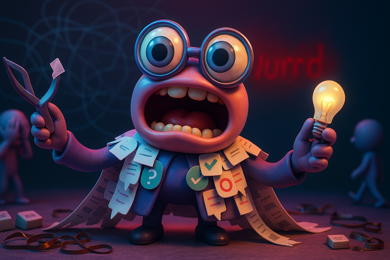 말꼬리잡기 빌런